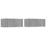 4 Piece TV Cabinet Set Grey Sonoma Engineered Wood 3114340