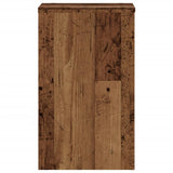 ZNTS Plant Stands 2 pcs Old Wood 30x30x50 cm Engineered wood 852922