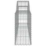 Arched Gabion Baskets 15 pcs 200x30x60/80 cm Galvanised Iron 3146081