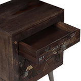 Bedside Cabinet Solid Reclaimed Wood 40x30x50 cm 245916