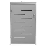 Single Wheelie Bin Shed 69x77.5x115 cm Stainless Steel 149558