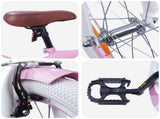 Kids Bike 20 Inches for 6-11 Years Old Light Pink 42009541