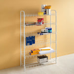 ZNTS Metaltex 6-Tier Shoe Rack Shoe 6 White 430405