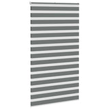 Zebra Blind Dark Grey 120x230 cm Fabric Width 115.9 cm Polyester 4014187
