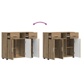 Wooden Cabinet Artisan Oak 88.5 x 30.5 x 73 cm Engineered Wood 880290
