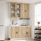 Kitchen Unit PORTO 4 pcs Sonoma Oak Engineered Wood 3438347