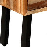 Side Cabinet with 6 Drawers Solid Reclaimed Teak 70x30x76 cm 245405