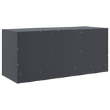 TV Cabinet Anthracite 99x39x44 cm Steel 841687