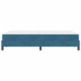 Box Spring Bed with Mattress Dark Blue 120 x 210 cm Fabric 3398741
