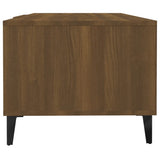 Coffee Table Brown Oak 102x50x40 cm Engineered Wood 817530