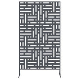 Privacy Screen 100 x 50 x 180 cm Steel Anthracite 868551