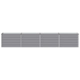 Raised Garden Bed Grey 320 x 40 x 55 cm cold-rolled steel 8006266