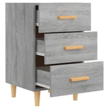 Bedside Cabinet Grey Sonoma 40x40x66 cm Engineered Wood 817322