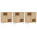 Sideboards 3 pcs Sonoma Oak Engineered Wood 3190152