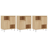 Sideboards 3 pcs Sonoma Oak Engineered Wood 3190152