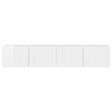 TV Wall Cabinet 2 pcs Gloss White 78.5 x 31 x 29.5 cm 892218