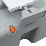 Portable Camping Toilet Grey and white 41.5 x 36.5 x 37.5 cm 42001437