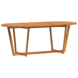 Garden Dining Table Oval 200x90x75 cm Solid Wood Acacia 4108137