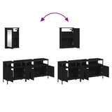 Bathroom Furniture Set Black 3214785