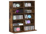 CD Cabinet Smoked Oak 65 x 23.5 x 97.5 cm Engineered Wood 8012682