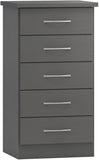 ZNTS Nevada 5 Drawer Narrow Chest 100-102-152