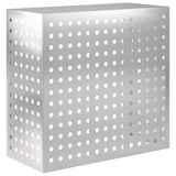 Air Conditioner Cover Silver 110 x 50 x 105 cm Galvanised Steel 8014148
