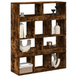 Room Divider Smoked Oak100x33x125.5 cm Engineered Wood 3309523
