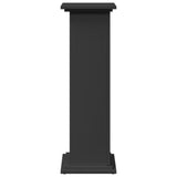 Display Stand with Storage Black 31x30x90 cm Engineered Wood 854608