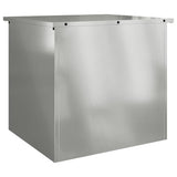 Outdoor Storage Box Silver 55 x 50.5 x 50 cm Steel 874579