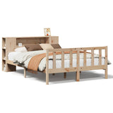 Bookcase Bed without Mattress 160x200 cm Solid Wood Pine 3322090