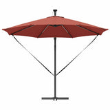 Umbrella Terracotta 294 x 294 x 248 cm Polyester and Aluminium 42003390