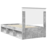 Bed Frame with Headboard Concerte 90 x 200 cm Solid Pine Wood 3409411