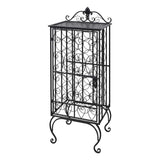 Wine Rack for 28 Bottles Metal 240937