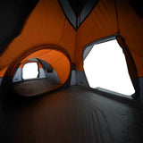 Camping Tent 5-Person Grey and Orange Waterproof 4009589