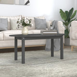 Coffee Table Grey 110x55x45 cm Solid Wood Pine 822344
