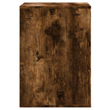 Corner Chest of Drawers Smoked Oak 60x41x58 cm Engineered Wood 852847