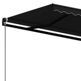 Manual Retractable Awning 400x350 cm Anthracite 3069179