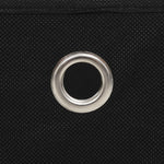Storage Boxes 10 pcs Non-woven Fabric 32x32x32 cm Black 245746