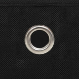 Storage Boxes 10 pcs Non-woven Fabric 32x32x32 cm Black 245746