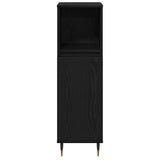Bathroom Furniture Set 3 pcs Black Oak 30 x 30 x 190 cm 3333098