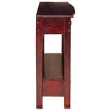 Console Table Brown 115 x 32 x 75.5 cm Solid Mahogany Wood 42009940