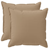 Throw Pillow 2 pcs HOUTEN Taupe 80 x 80 cm Polyester 936651