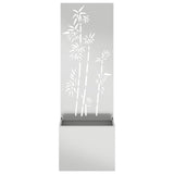 Garden Privacy Screen Silver 50 x 150 cm Galvanised steel 876453