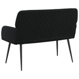 2 Seater Sofa with Metal Legs 2-Seater Black Velvet 42051057