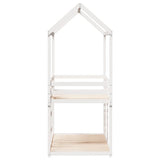 Bunk Bed without Mattress White 90x200 cm Solid Wood Pine 3282120