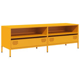 TV Cabinet Mustard Yellow 135x39x43.5 cm Cold-rolled Steel 851337