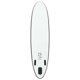 Inflatable Stand Up Paddleboard Set Black and White 92727