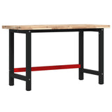 Workbench 140x60x83 cm Solid Wood Acacia Rectangular 3309673