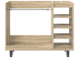 Golf Cabinet with Wheel Plain Sonoma Oak 90 x 45 x 98 cm 899465