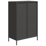 Highboard Black 68x39x103.5 cm Steel 851382